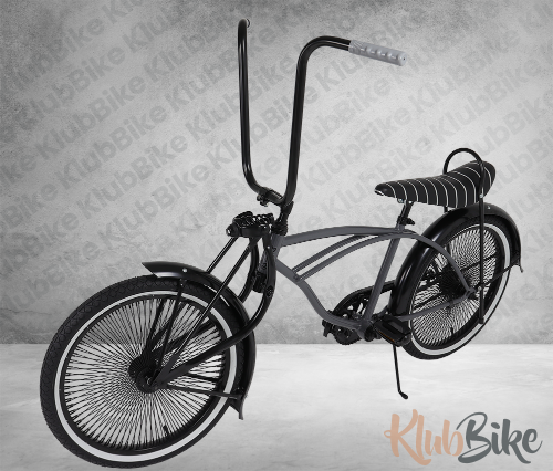 Black Grey Lowrider Bike Rental