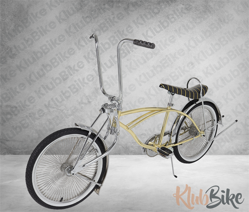 Gold Chrome Lowrider Bike Rental