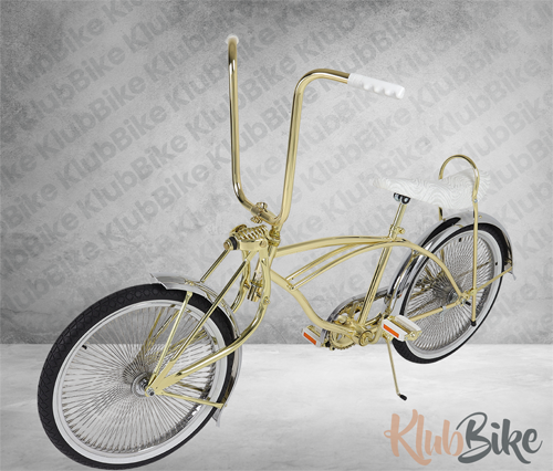 Gold Lowrider Bike Rental
